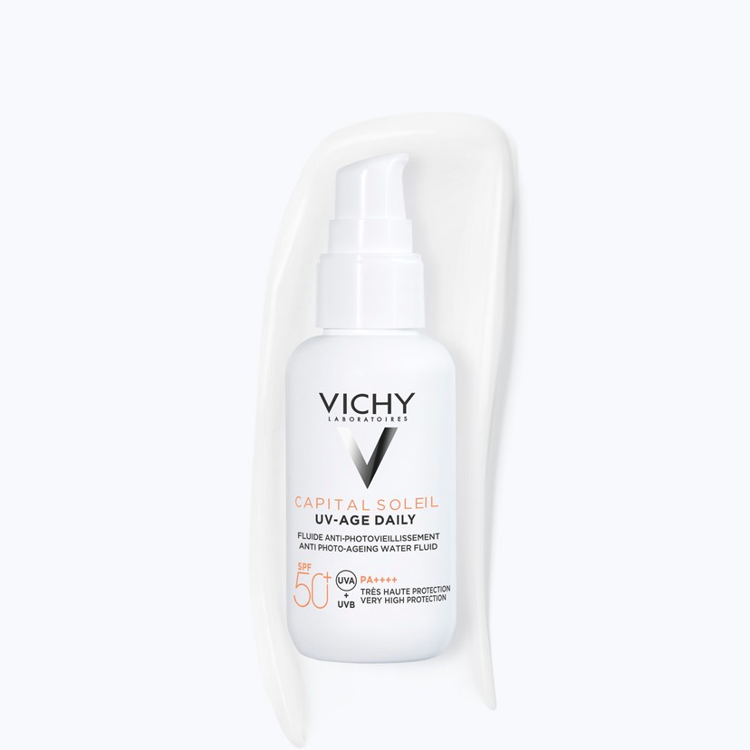 VICHY CAPITAL SOLEIL UV-AGE DAILY Anti-aging SPF 50+ 40ml فيتشي واقي شمس بعامل حماية من الشمس