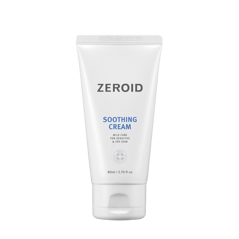 ZEROID Soothing Cream for sensitive and dry skin 80ml  زيرويد كريم مرطب ومهدئ ومقوي لحاجز البشرة مناسب للبشرة الدهنية والحساسة