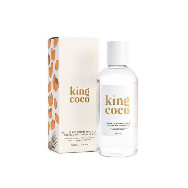 KING COCO King Coconut Oil Repair for Hair, Body & Skin 100ml  كنغ كوكو زيت جوز الهند يرطب ويغذي الجسم والشعر