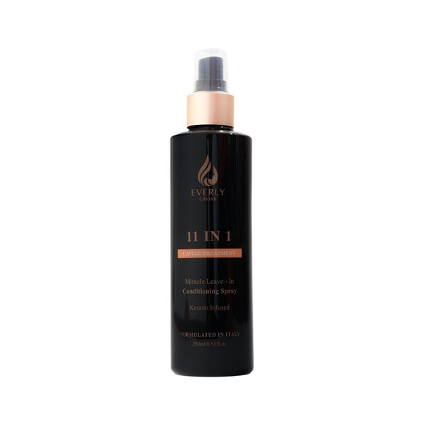 EVERLY CAVIAR 11 IN 1 MIRACLE LEAVE-IN CONDITIONING SPARY 250ml ايفيرلي بخاخ معالج للشعر التالف