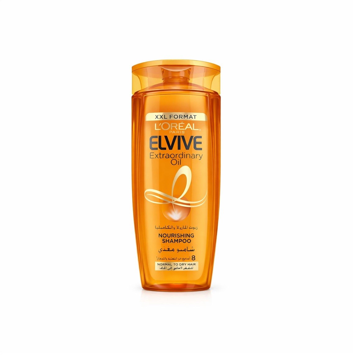 LOREAL ELVIVE Extraordinary Oil Nourishing Shampoo for Normal to Dry Hair 600ml  لوريال باريس إلفيف شامبو مغذي للشعر 