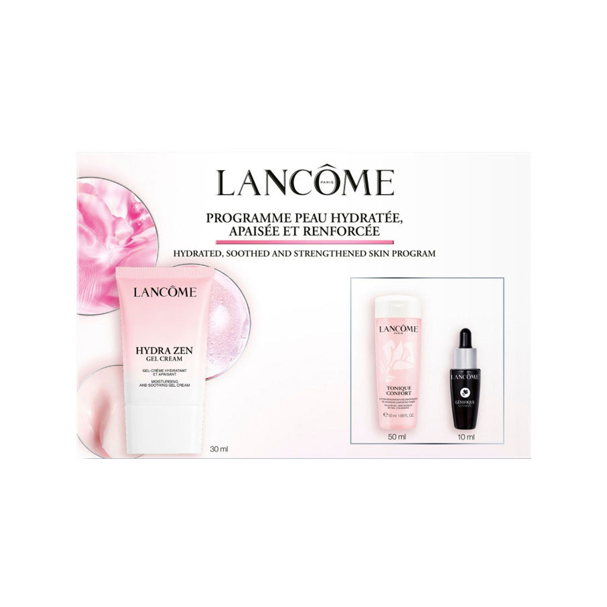 LANCOME HydraZen Gel Cream Set لانكوم مجموعة العناية بالبشرة 