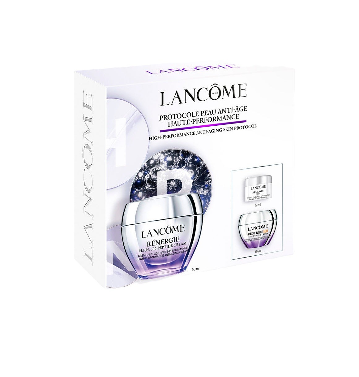 LANCOME High-Performance Anti-Aging Skin Protocol Gift Set لانكوم مجموعة العناية بالبشرة 