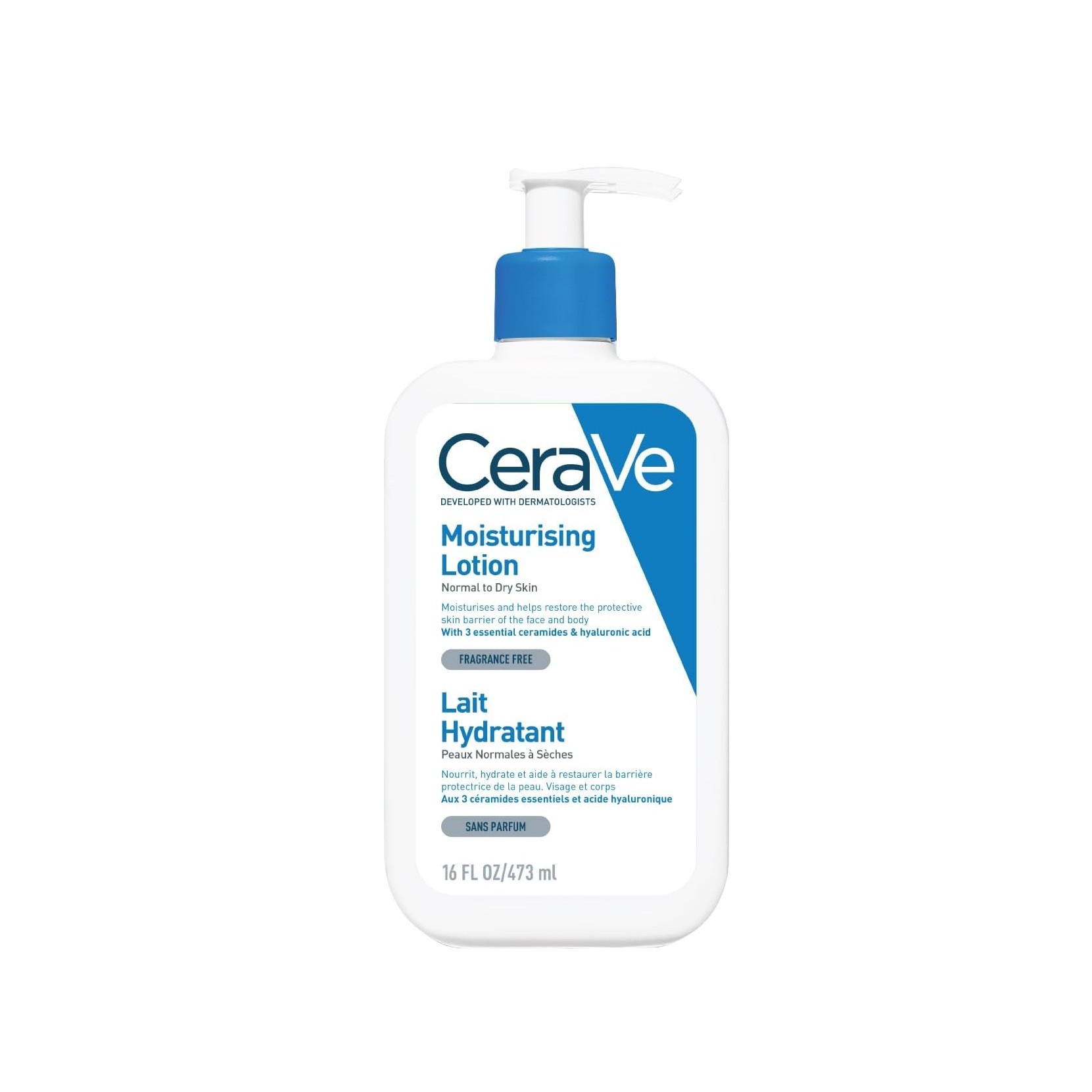 CERAVE Moisturizing Lotion for Normal to Dry Skin 473ml  سيرافي لوشن مرطب جسم للبشرة العادية إلى الجافة
