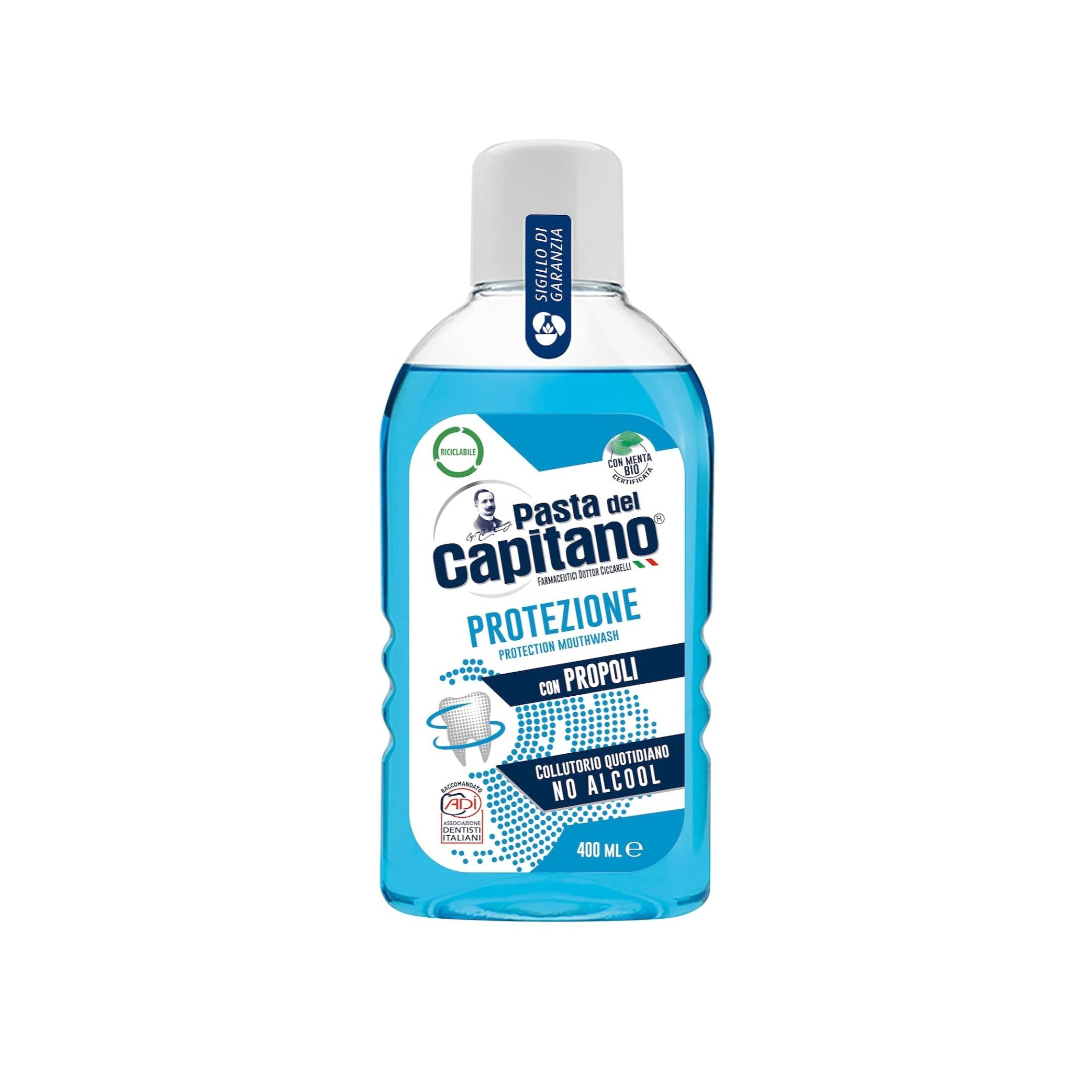PASTA DEL CAPITANO Mouthwash Protection 400 ml كابيتانو غسول للفم