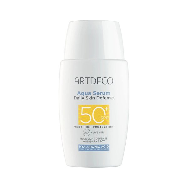 ARTDECO Aqua Serum Daily Skin Defense SPF50+  أرديكو سيروم بعامل حماية من اشعة الشمس مائي مرطب للبشرة