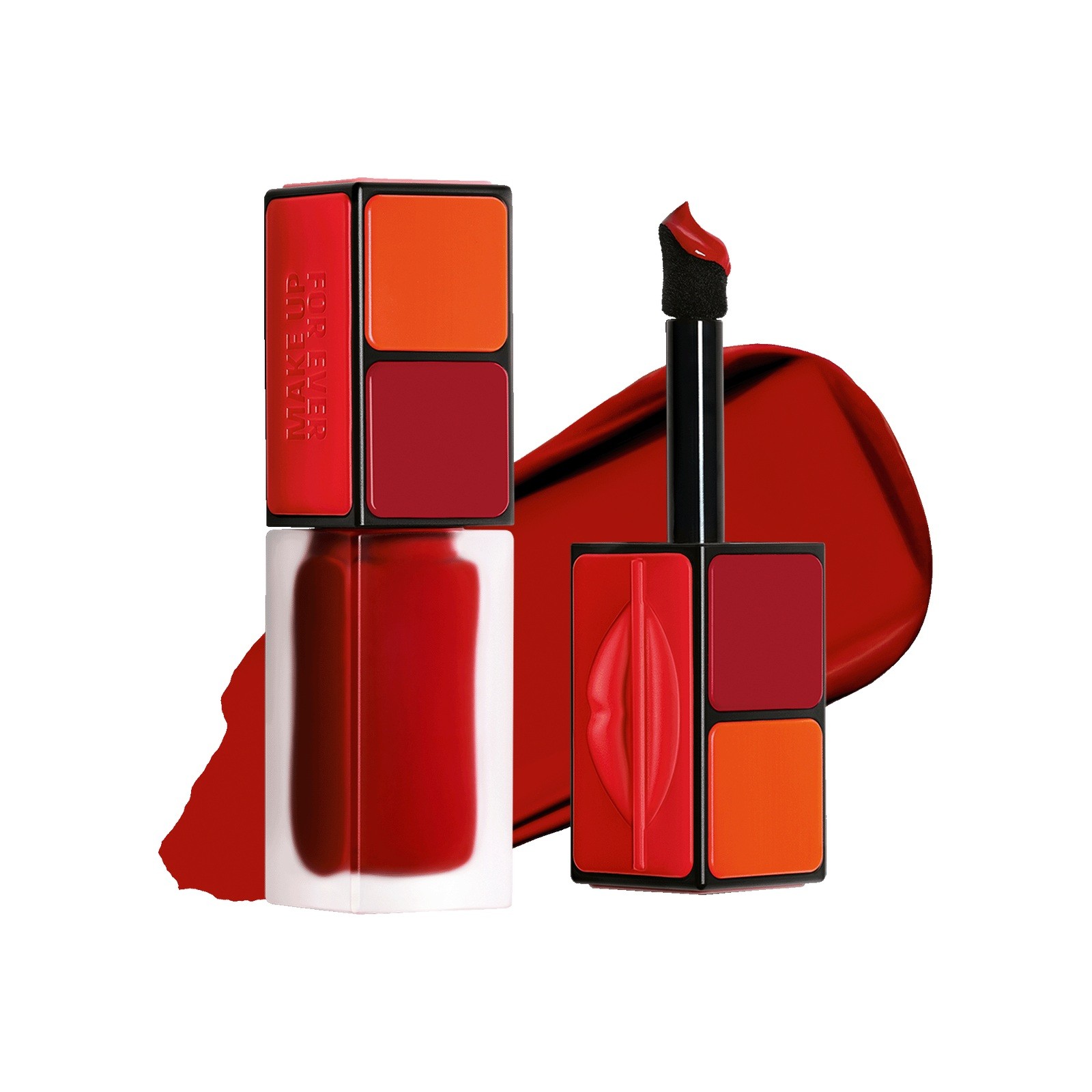 MAKE UP FOR EVER ARTIST LIQUID COLOR MATTE  ميكاب فور أيڤر احمر شفاه وخدود مخملي