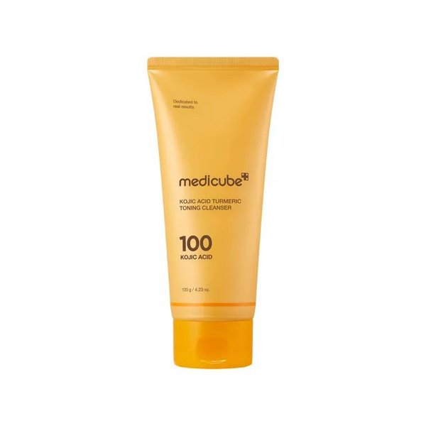 MEDICUBE Kojic Acid Turmeric Toning Cleanser 120g مديكيوب منظف ​​تونر بحمض الكوجيك والكركم