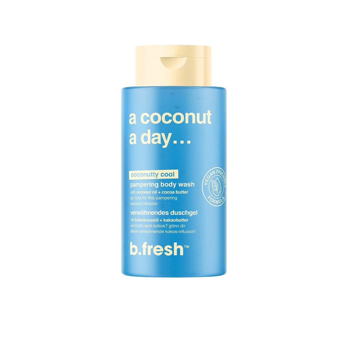 B.FRESH - a coconut a day body wash - coconutty cool بي فريش غسول جسم منعش ومنشط