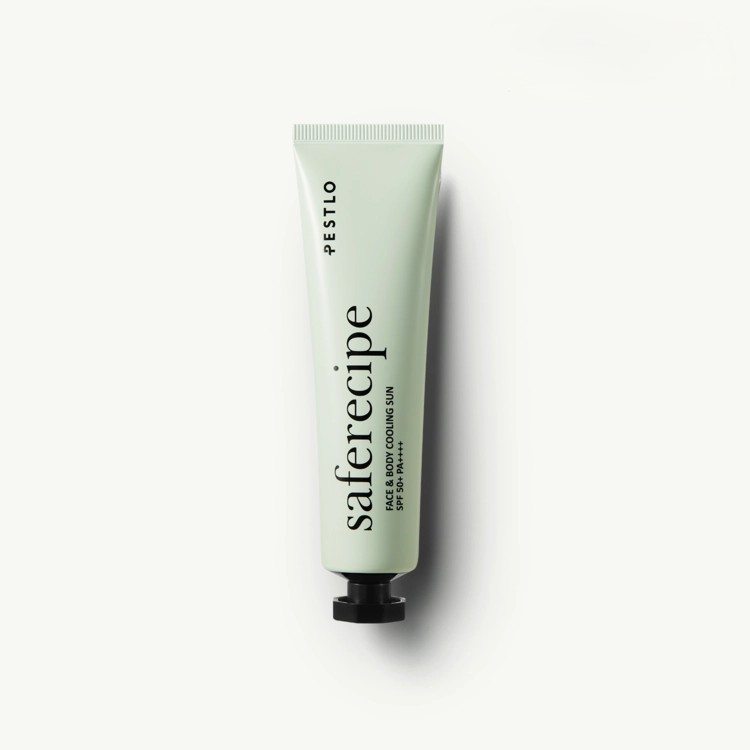  PESTLO Saferecipe face & body cooling sun SPF50+ 100ml بيستلو واقي شمس عالي الأداء ذو ​​قوام خفيف