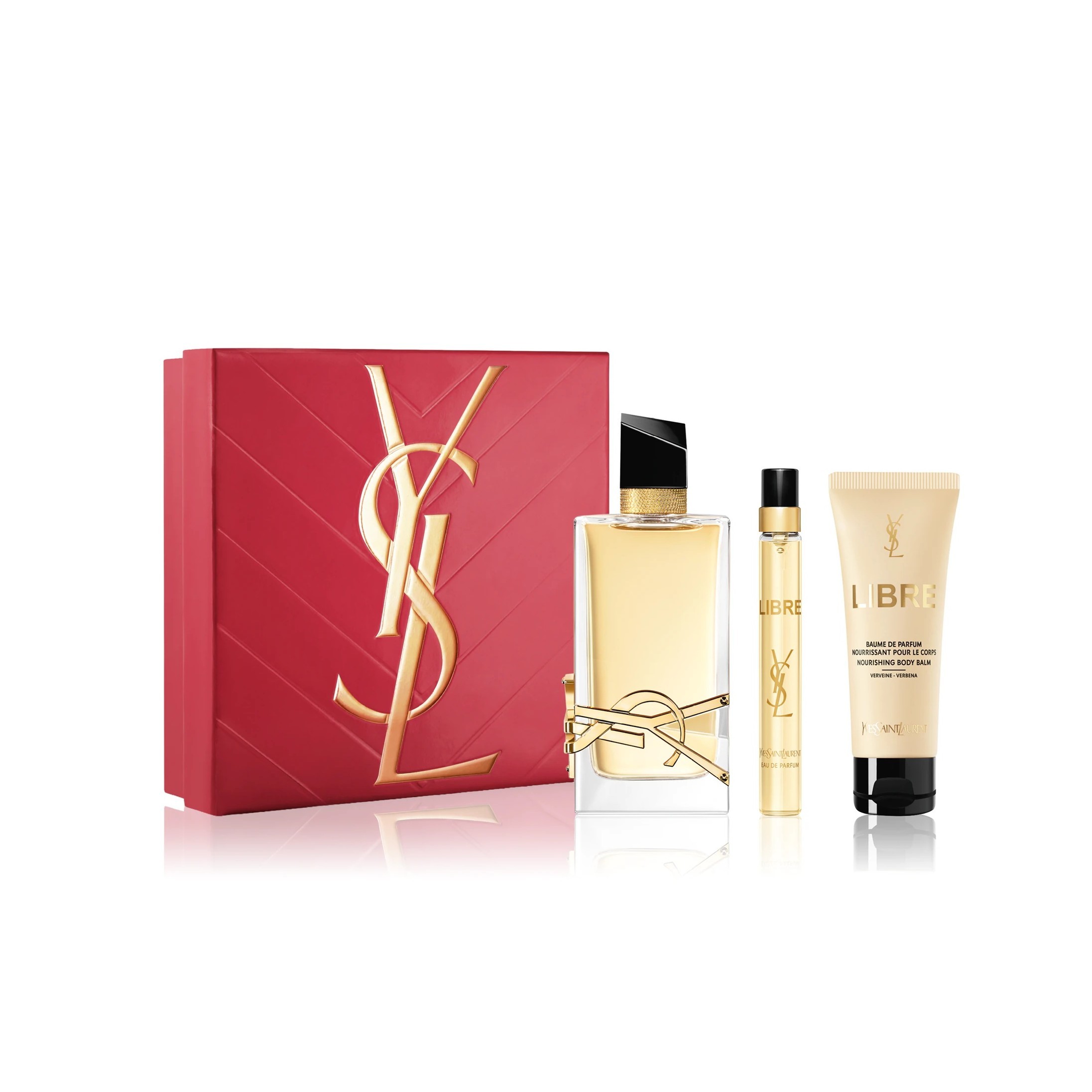 YVES SAINT LAURENT LIBRE SET (Eau De Parfum 90ml + 10ml + Body Lotion 50ml)  واي اس ال بكج هدايا للنساء