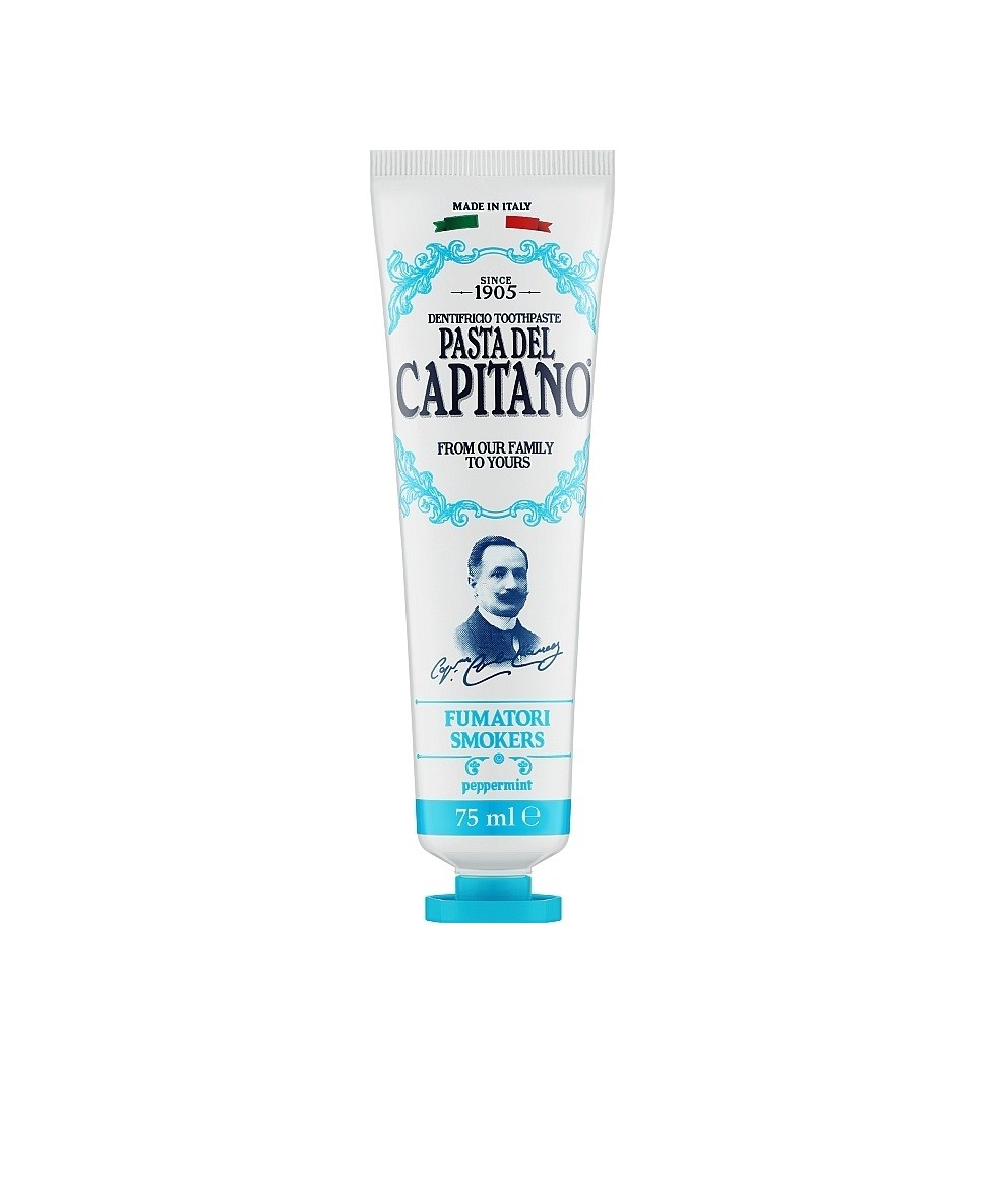 CAPITANO Smokers Peppermint Toothpaste 75ml كابيتانو معجون اسنان