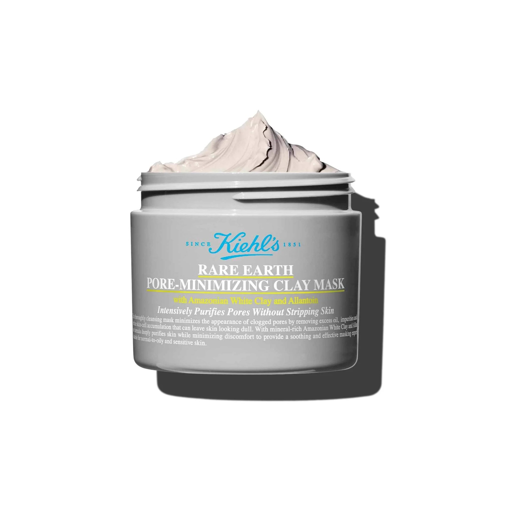 KIEHL'S Rare Earth Pore-Minimizing Clay Mask 125ml  كيلز قناع طيني مُنقّي يساعد على تنظيف المسام بعمق وتحسين ملمس البشرة
