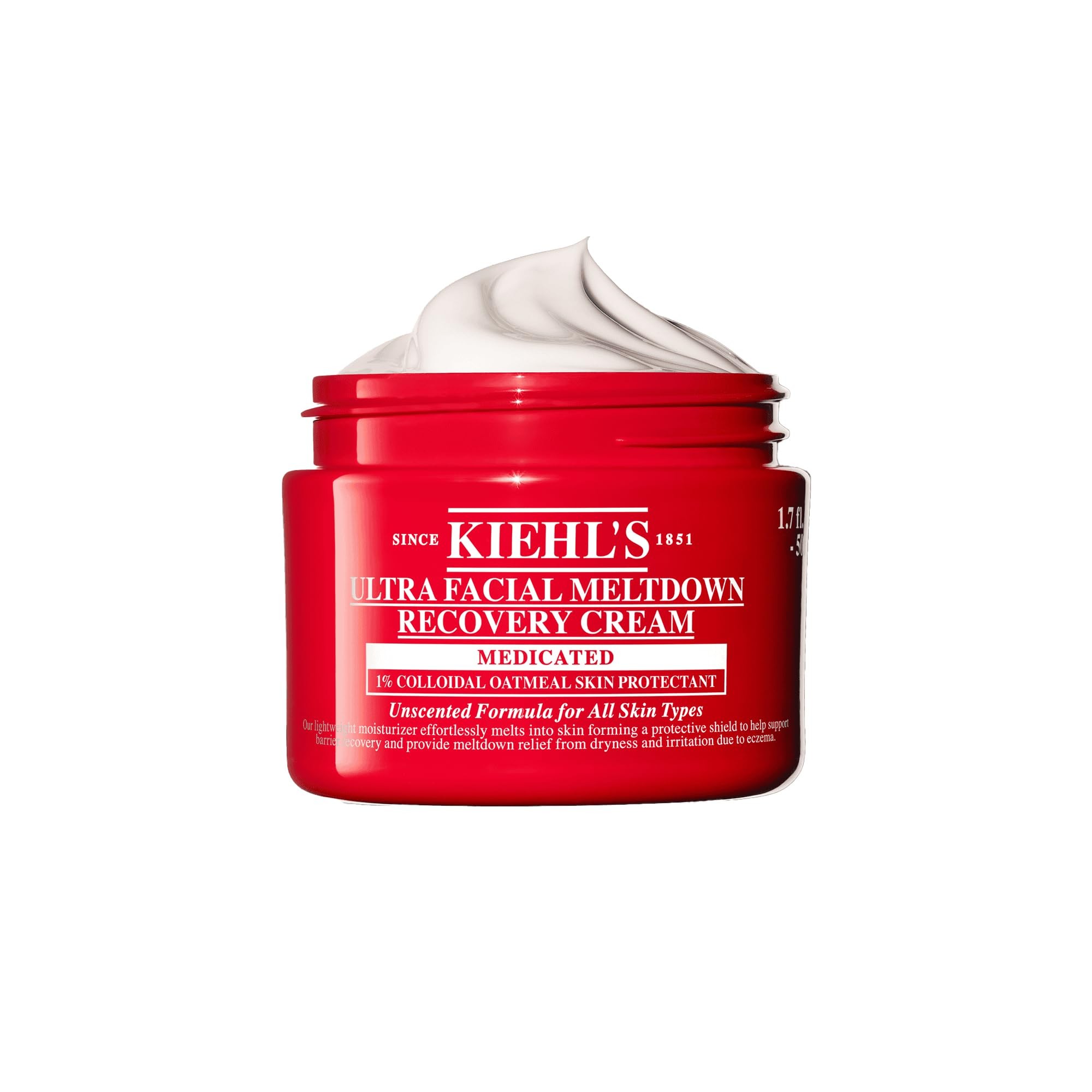 KIEHL'S Ultra Facial Recovery Barrier Cream 50ml  كيلز كريم مرطب ومهدء يساعد على ترميم حاجز البشرة