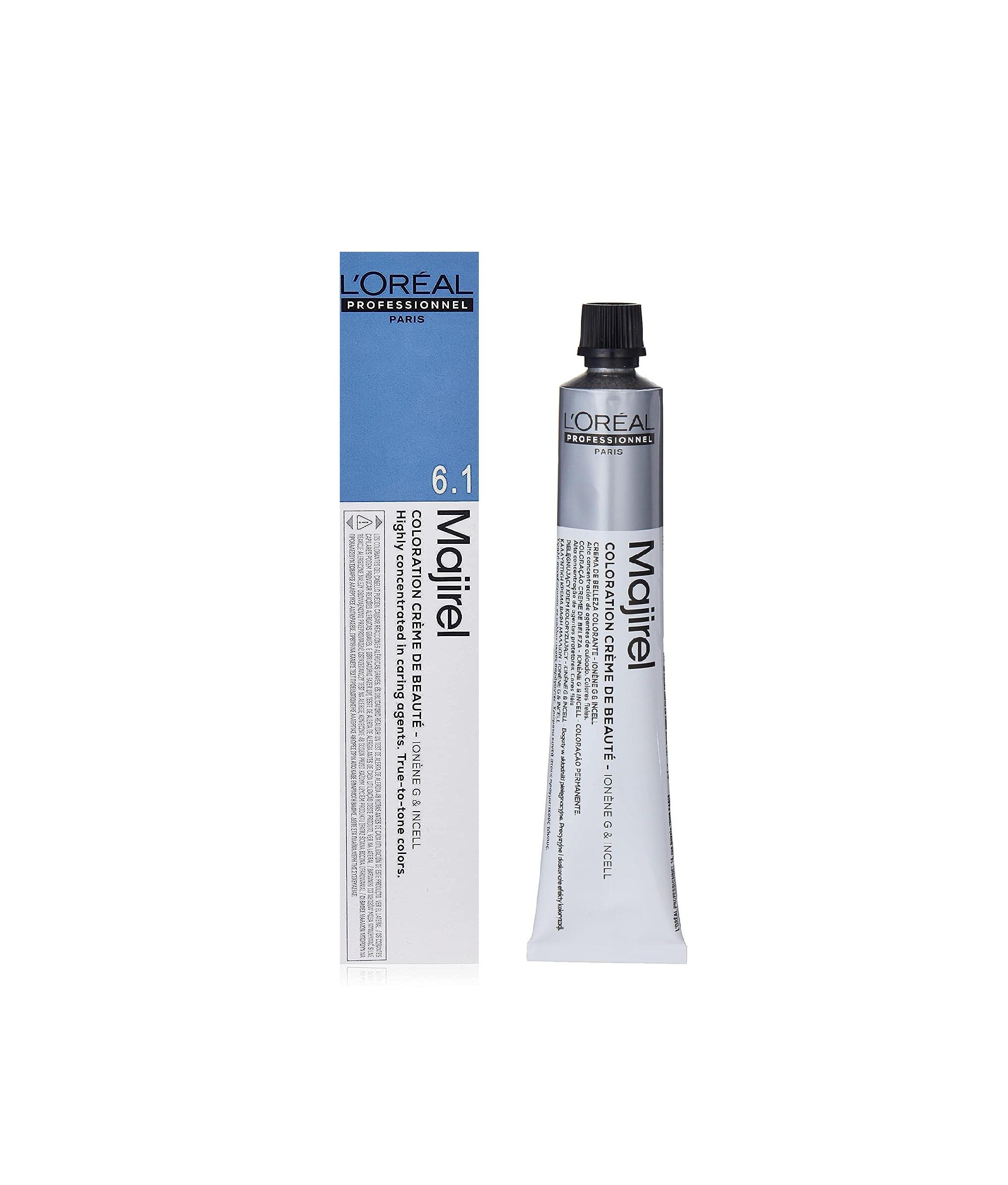 LOREAL PARIS Majirel Cool Inforced Permanent Hair Colour 50ml  لوريال باريس صبغ شعر بدرجات باردة وعميقة