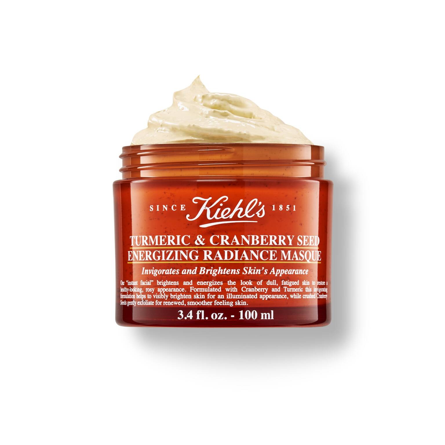 KIEHL'S Turmeric & Cranberry Seed Energizing Radiance Mask 100ml  كيلز قناع الكركم وبذور التوت المقشر والمعزز لإشراقة البشرة