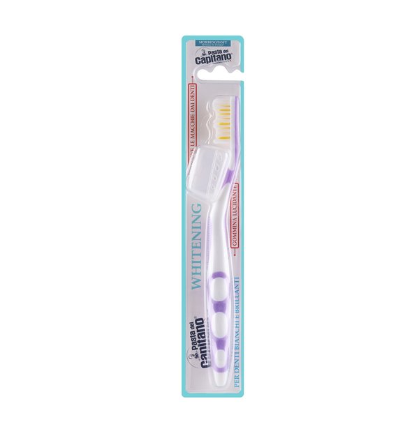 CAPITANO Whitening soft toothbrush - lilac كابيتانو فرشة اسنان