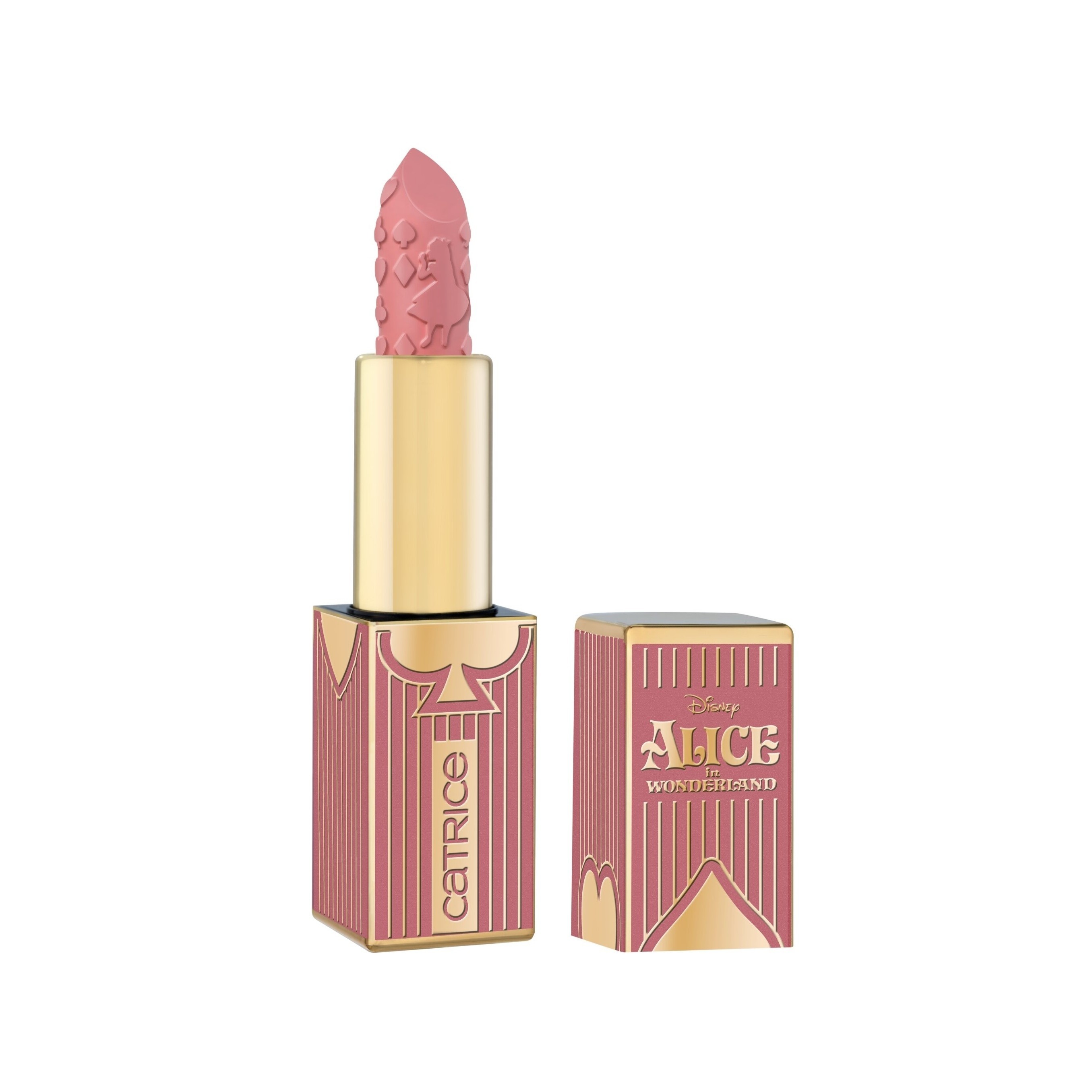 CATRICE Disney Alice in Wonderland Semi Matte Lipstick - C01 Where Am I?  كاترس أحمر شفاه بلمسة شبه مطفية
