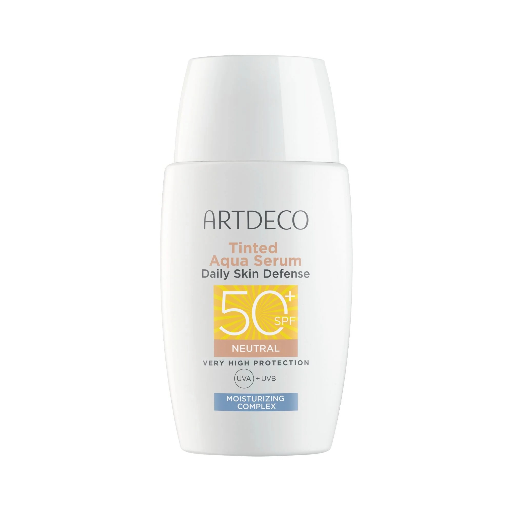 ARTDECO Tinted Aqua Serum Daily Skin Defense SPF50+ أرديكو سيروم بعامل حماية من اشعة الشمس مائي ملون ومرطب للبشرة