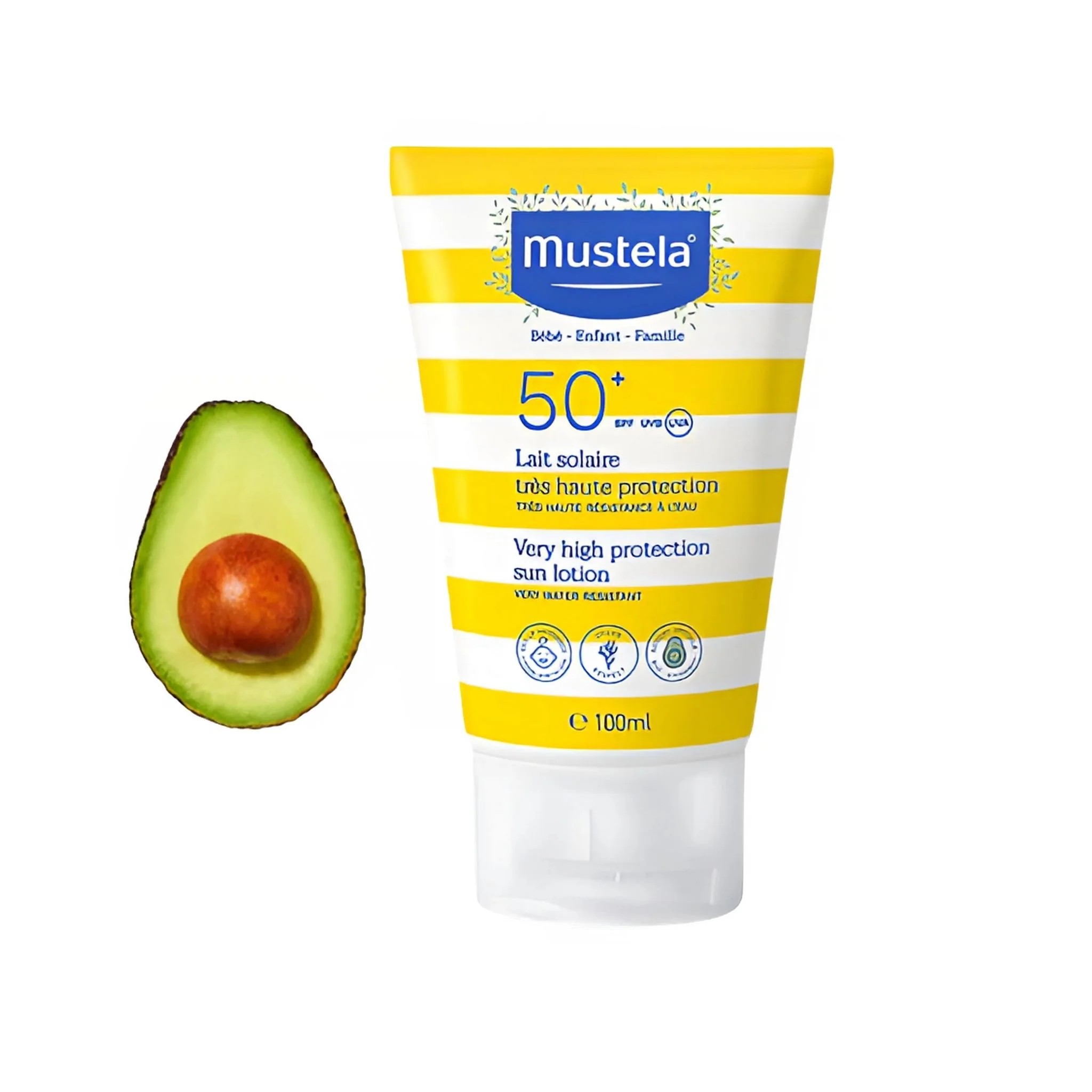 MUSTELA Very High Protection Sun Lotion spf50+ 100ml موستيلا واقي شمس مرطب 