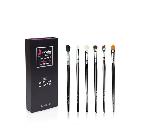 NASCITA Pro Essentials Collection Makeup Brush Set, 6 Pieces T-40 ناسيتا مجموعة فرش مكياج، 6 قطع