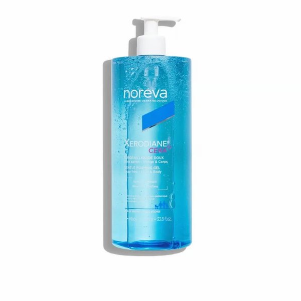 NOREVA Xerodiane cera Gentle Foaming Gel For Body  & Face 1000ml نوريفا غسول للوجه و الجسم 