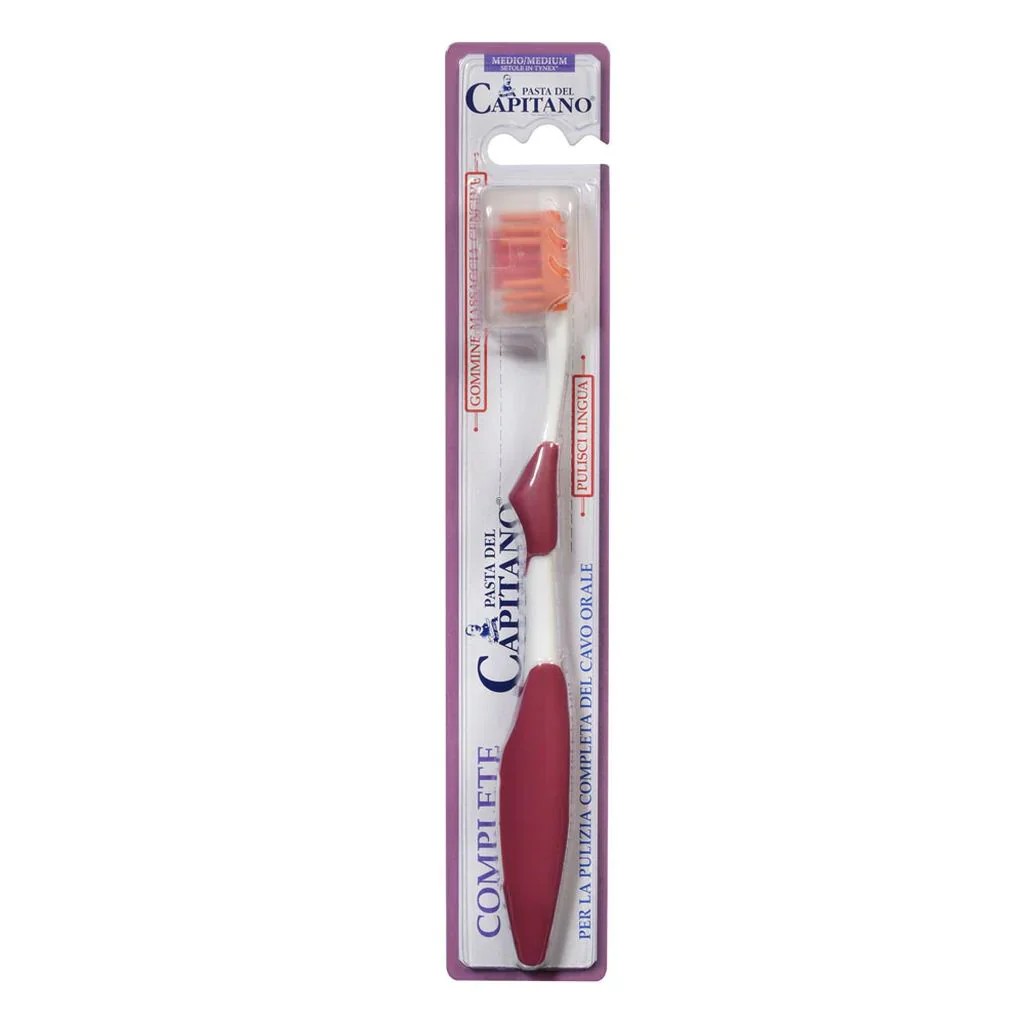 CAPITANO Complete Toothbrush - BURGENDY كابيتانو فرشة اسنان