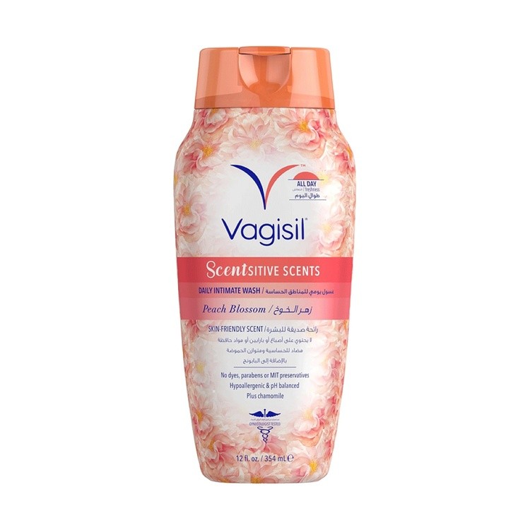 VAGISIL Scentsitive Scents Peach Blossom Wash 354ml فاجيسيل غسول للمنطقة الحساسة