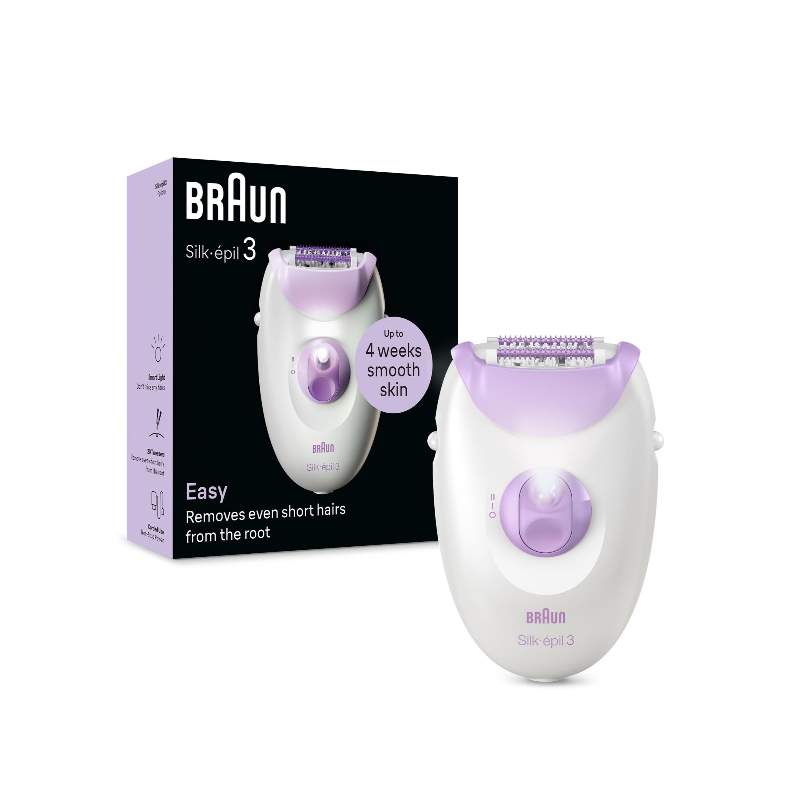 BRAUN Silk-épil 3 SE3-000 Women’s Epilator  براون جهاز ازالة الشعر