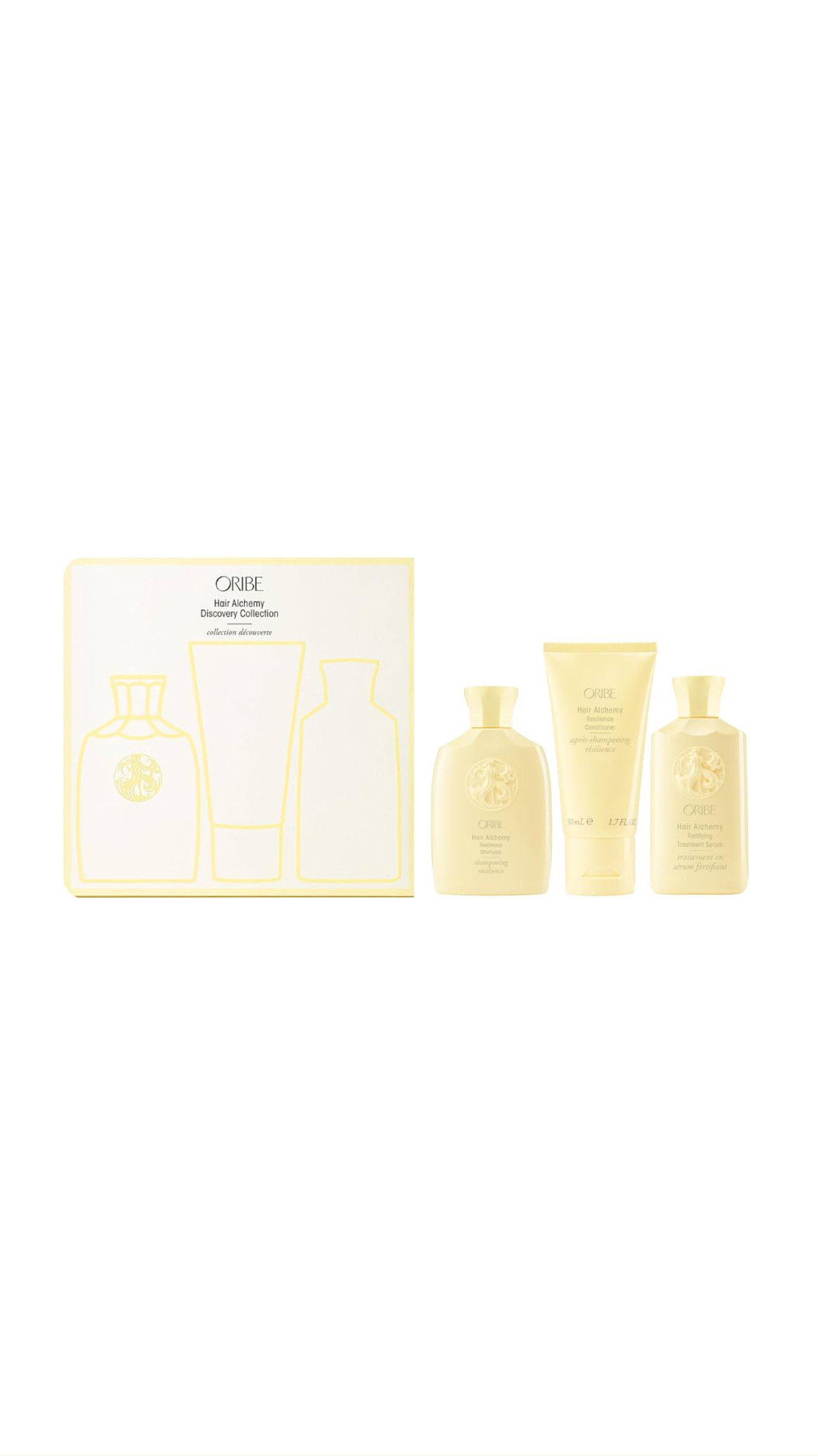 (ORIBE HAIR ALCHEMY DISCOVERY COLLECTION (75ml ،75ml أوريبي مجموعة متكاملة مقوية ومعالجة للشعر 