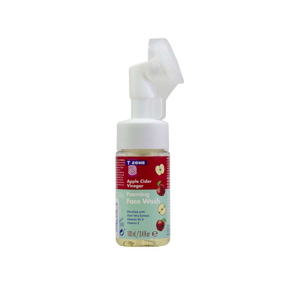 T-ZONE Face Wash Foam Apple Cider Vinegar 100ml  تي زون غسول رغوي للبشرة غني بخل التفاح