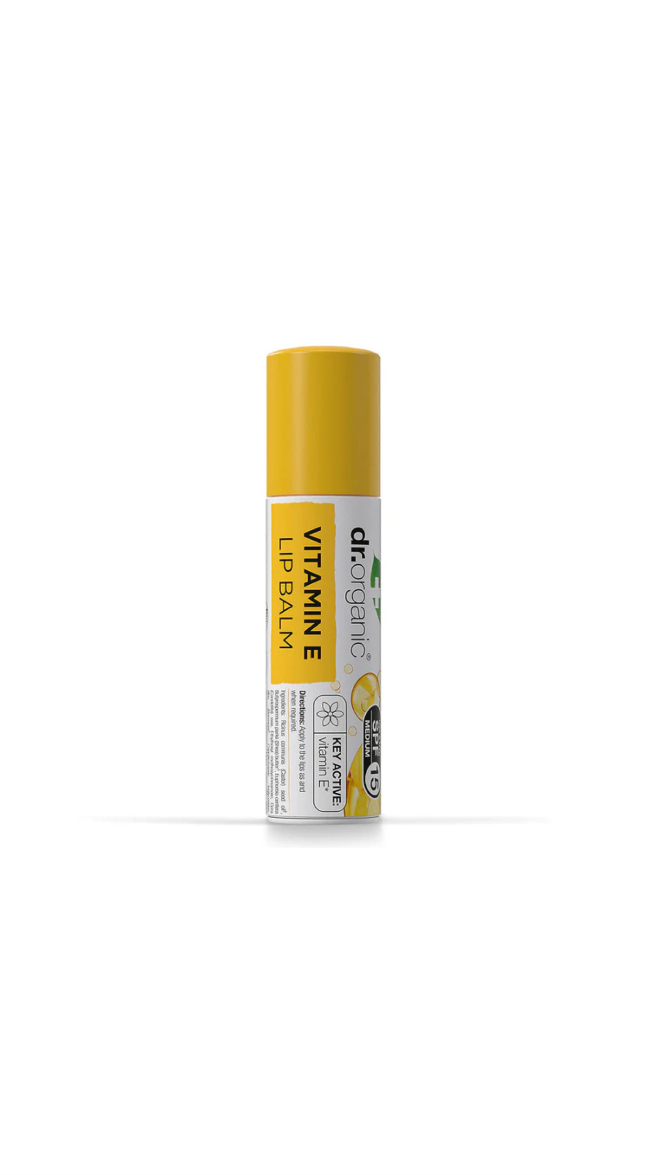 DR. ORGANIC VITAMIN E LIP BALM دكتور اوركانك مرطب شفاه بعامل حماية من الشمس