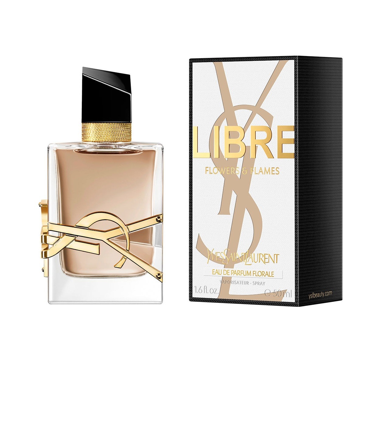 YVES SAINT LAURENT Libre Flowers and Flames Eau de Parfum Florale 50ml واي اس ال عطر للنساء 