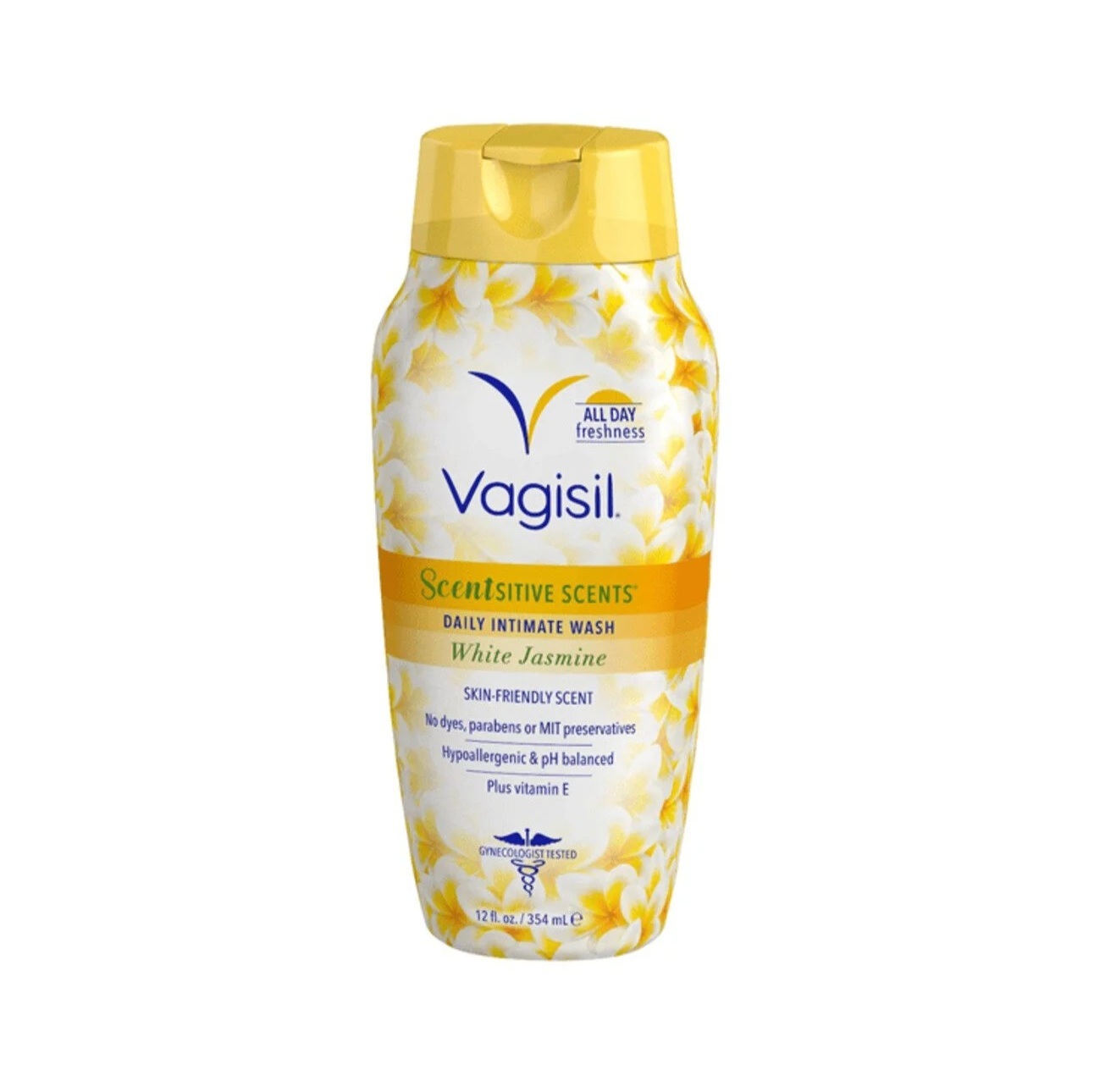 VAGISIL Scentsitive Scents White Jasmine Wash 354ml فاجيسيل غسول زهري للمنطقة الحساسة 