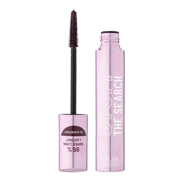 MUA STOP THE SEARCH MASCARA - Blackberry  موا مسكارا ترفع وتطيل الرموش
