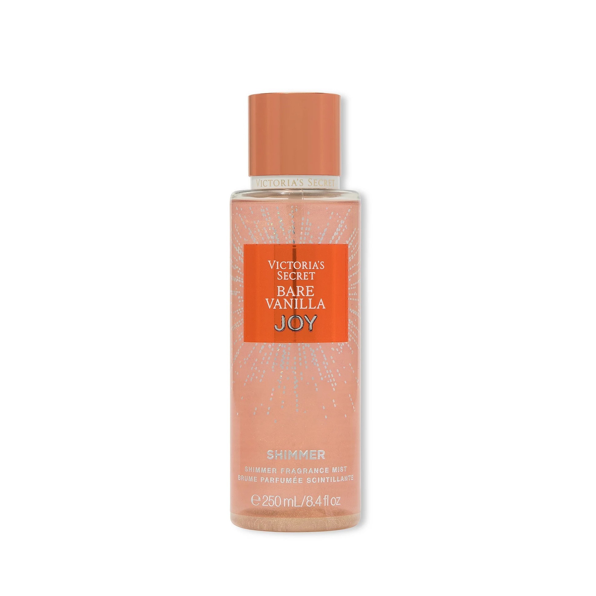 VICTORIA'S SECRET Joy Shimmer Fragrance Body Mist 250ml - Bare Vanilla فيكتوريا سيكرت مست معطر برائحة الفانيلا للجسم