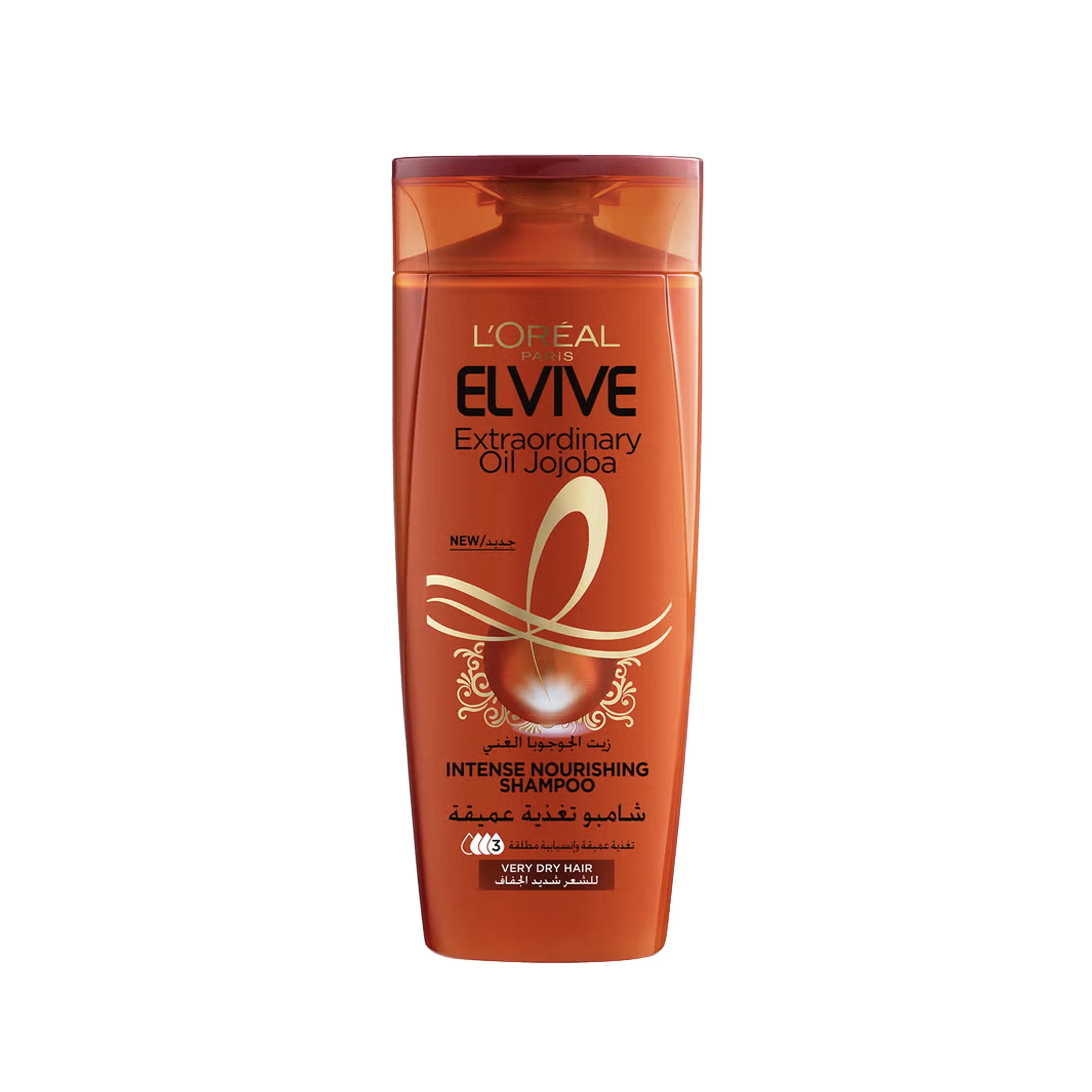LOREAL Paris Elvive Extraordinary Oil Jojoba Intense Nourishing Shampoo 400ml  لوريال إلفيف شامبو مغذي مكثف بزيت الجوجوبا