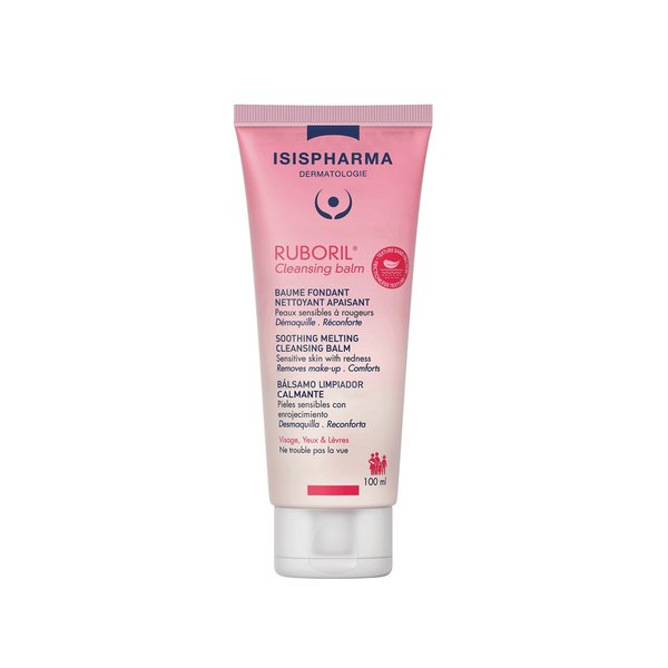 ISISPHARMA Ruboril Soothing Melting Cleansing Balm 100ml  اسس فارما غسول منقي ومهدئ للبشرة الحساسة المعرضة للاحمرار 