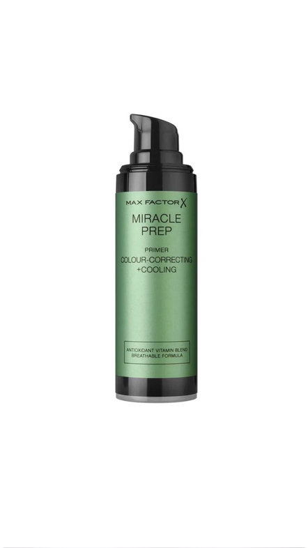 MAX FACTOR MIRACLE PREP PRIMER COLOUR-CORRECTING + COOLING ماكس فاكتور برايمر للبشرة