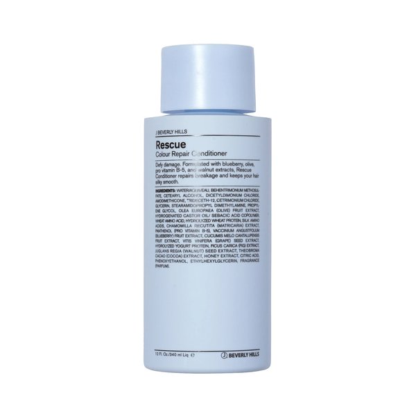 J BEVERLY HILLS RESCUE Color Repair Conditioner 340ml  جي بيفرلي هيلز بلسم لشعر المصبوغ يعمل على استعادة نعومته وحماية اللون