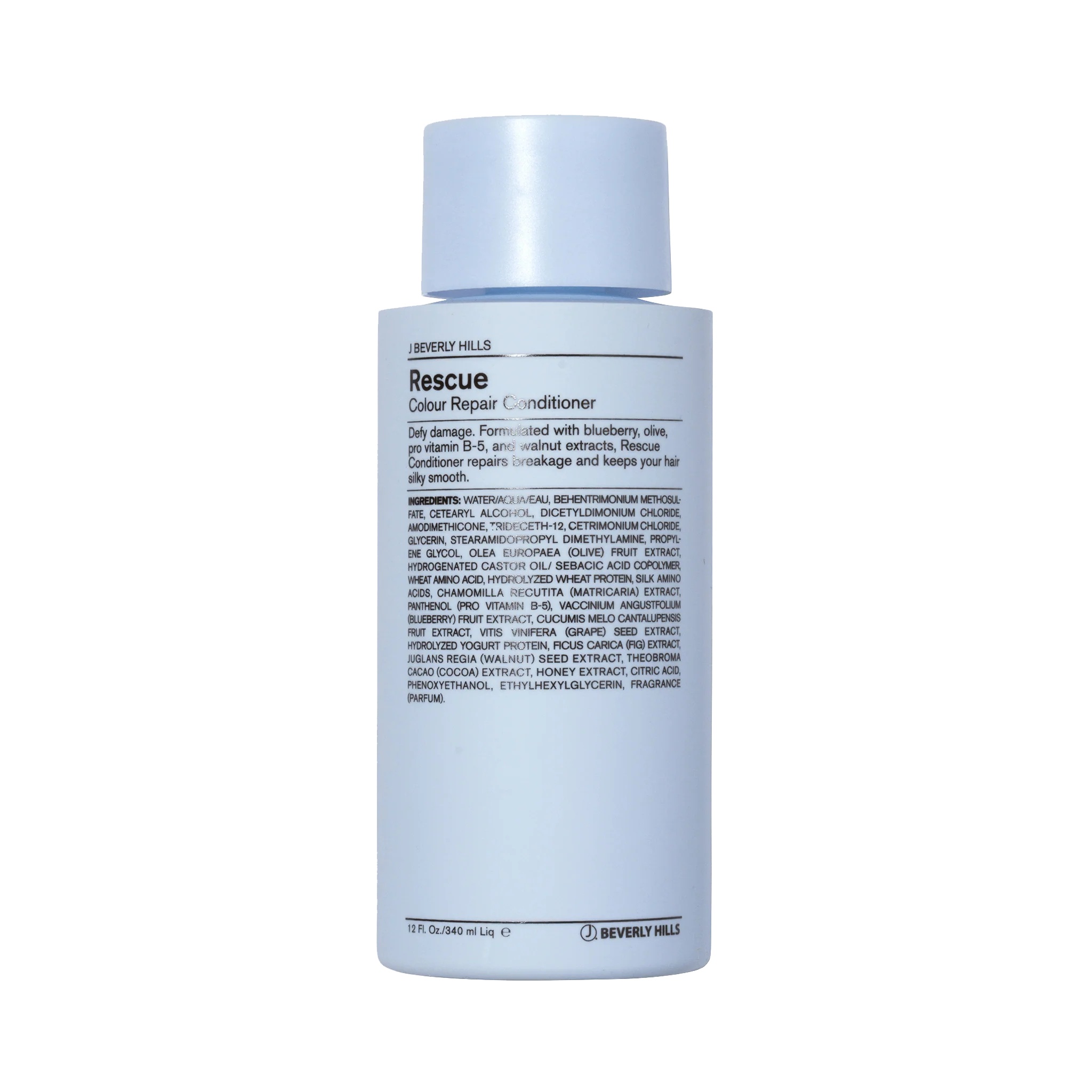 J BEVERLY HILLS RESCUE Color Repair Conditioner 340ml جي بيفرلي هيلز بلسم لشعر المصبوغ يعمل على استعادة نعومته وحماية اللون