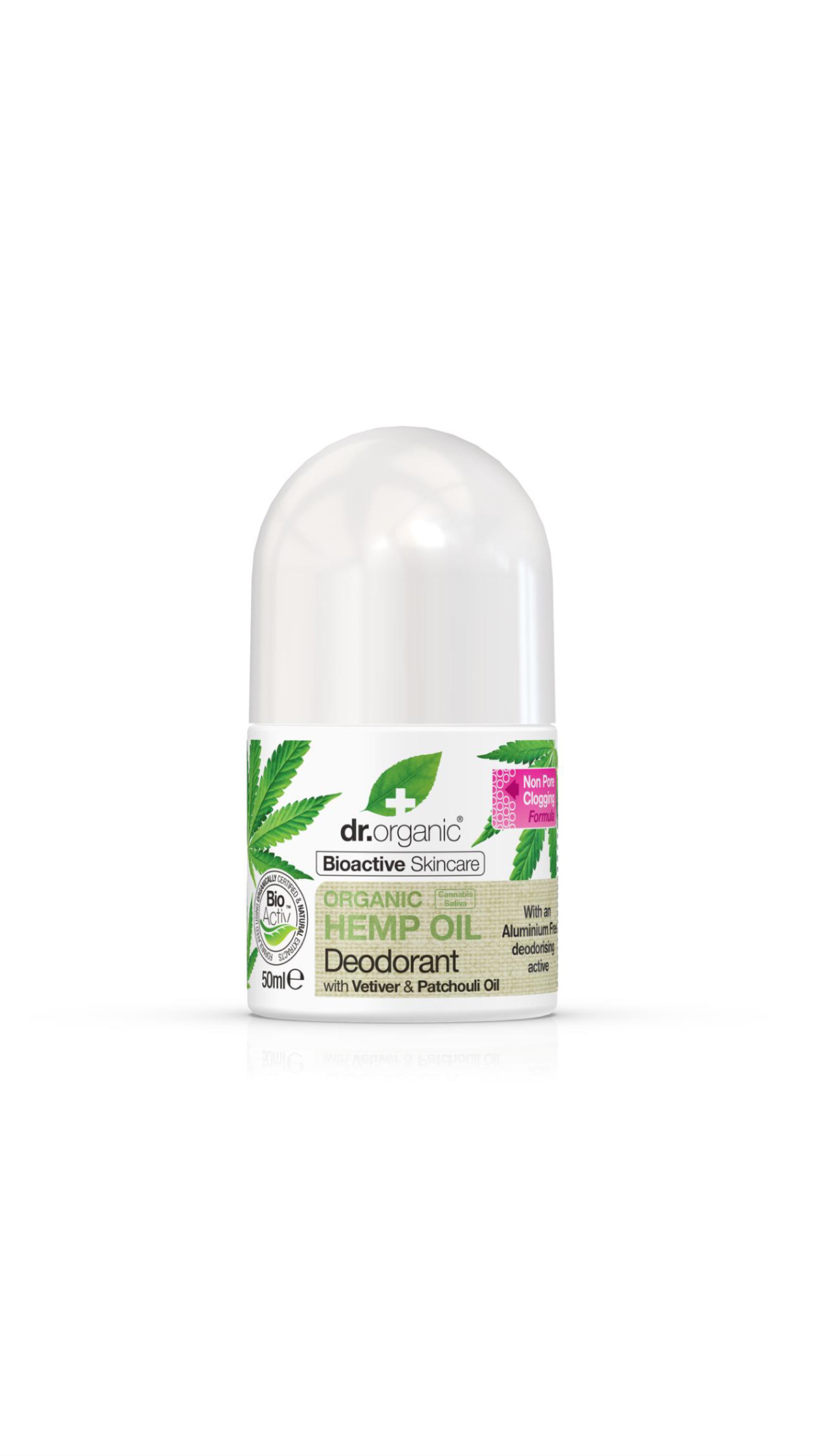 DR. ORGANIC BIOACTIVE SKINCARE ORGANIC HEMP OIL DEODORANT دكتور اورگانك رول مزيل تعرق