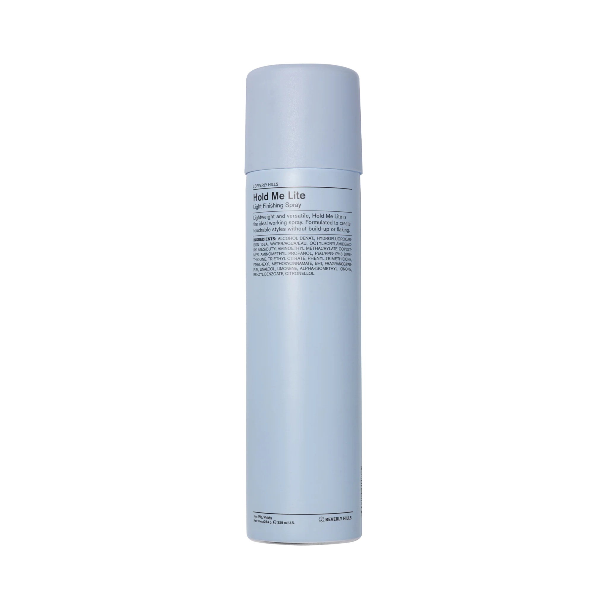 J BEVERLY HILLS Hold Me Light Finishing Spray 328ml جي بيفرلي هيلز سبراي تثبيت شعر خفيف