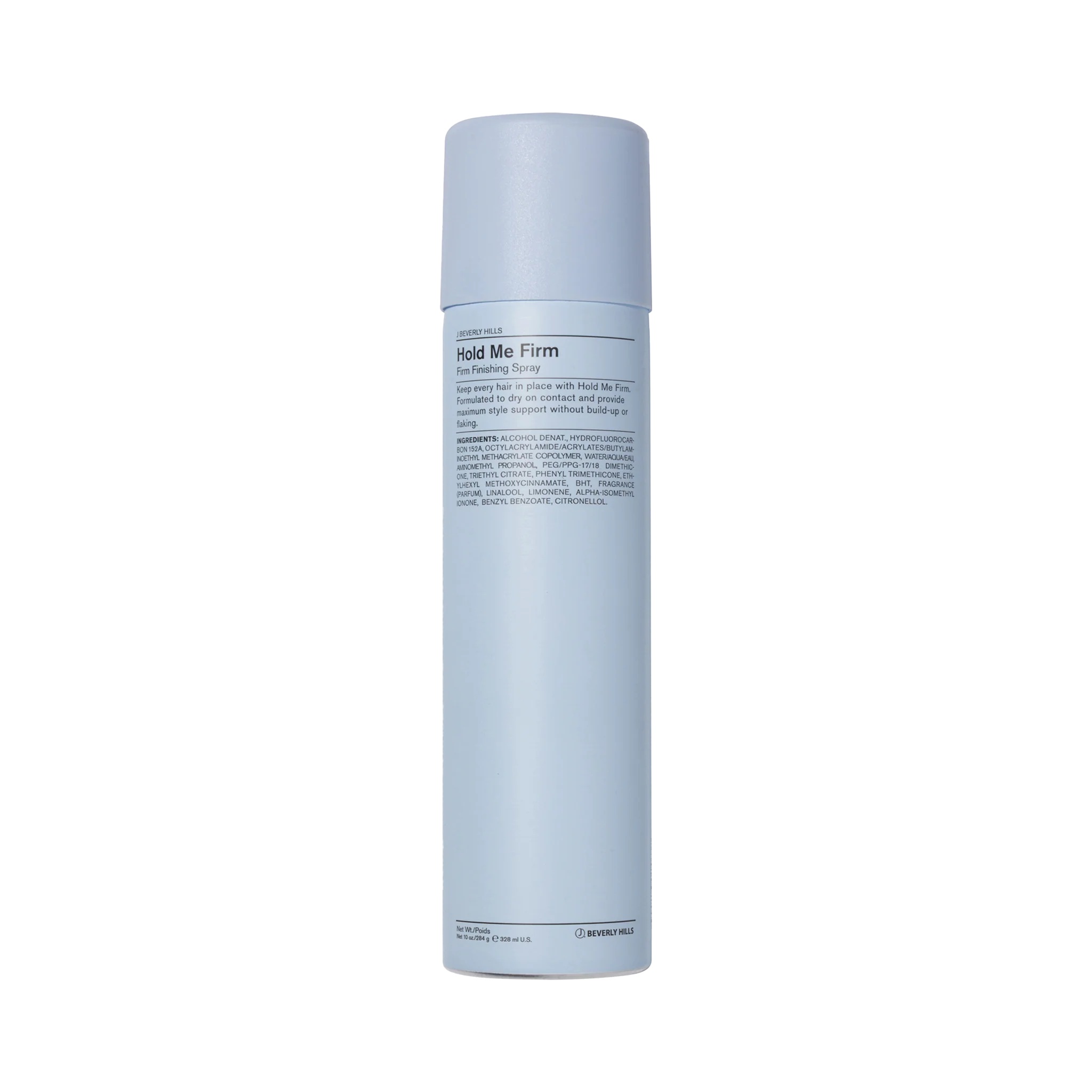 J BEVERLY HILLS HOLD ME FIRM Finishing Spray 328ml جي بيفرلي هيلز بخاخ تثبيت الشعر
