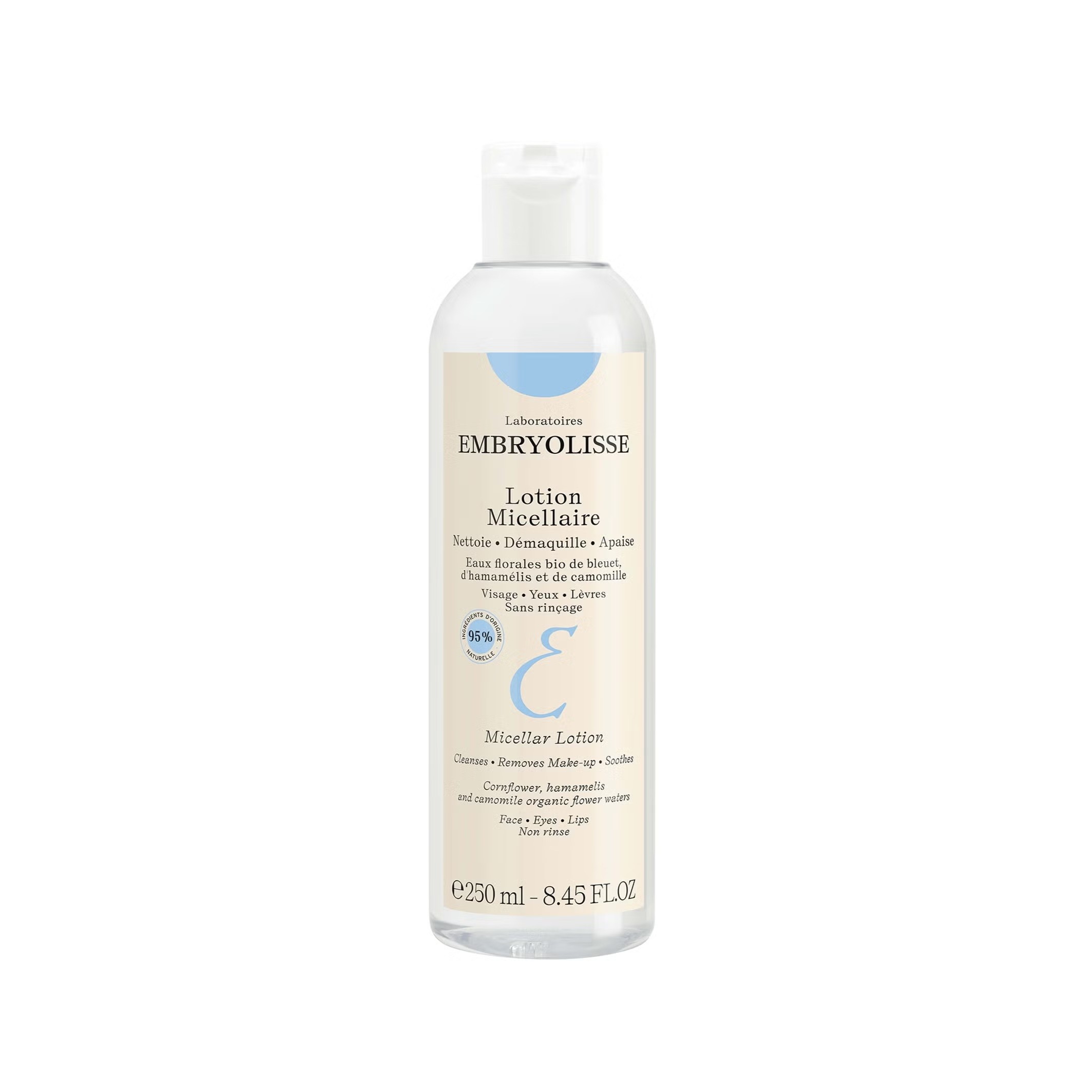 EMBRYOLISSE Micellar Water 250ml  ميسيلار مرطب للبشرة يعمل على ازالة المكياج بلطف