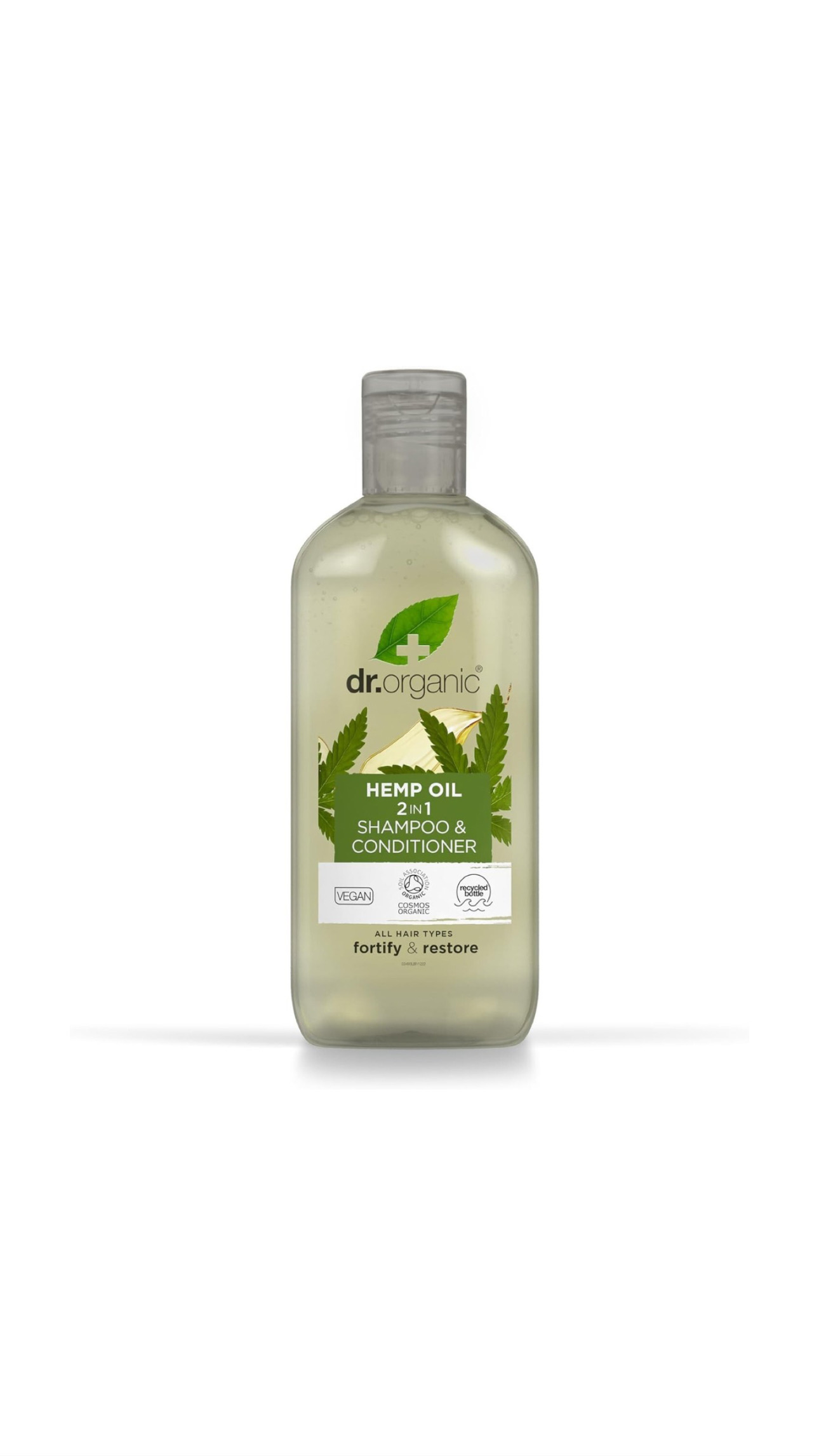 DR.ORGANIC HEMP OIL 2IN1 SHAMPOO & CONDITIONER 265ml دكتور اورگانك شامبو وبلسم للشعر  1*2