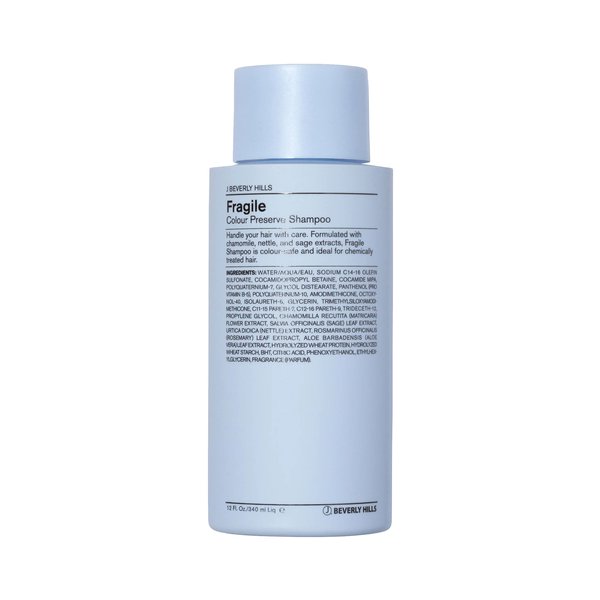 J BEVERLY HILLS FRAGILE SHAMPOO Colour Preserve Shampoo 340ml  جي بيفرلي هيلز شامبو للعناية بالشعر المصبوغ