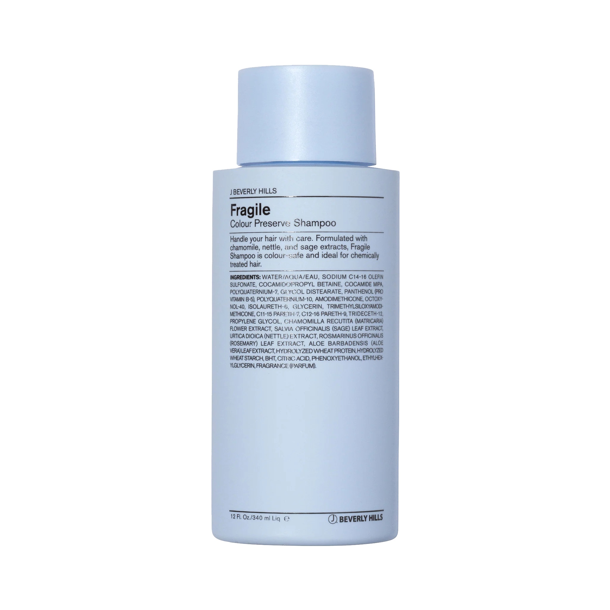J BEVERLY HILLS FRAGILE SHAMPOO Colour Preserve Shampoo 340ml جي بيفرلي هيلز شامبو للعناية بالشعر المصبوغ
