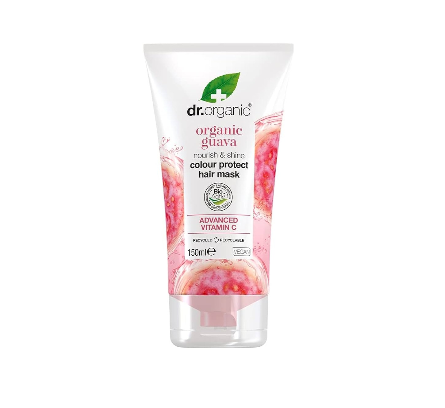 DR.ORGANIC Organic Guava Colour Protect Hair Mask 150ml دكتور اوركانك ماسك للشعر مغذي بفيتامين سي