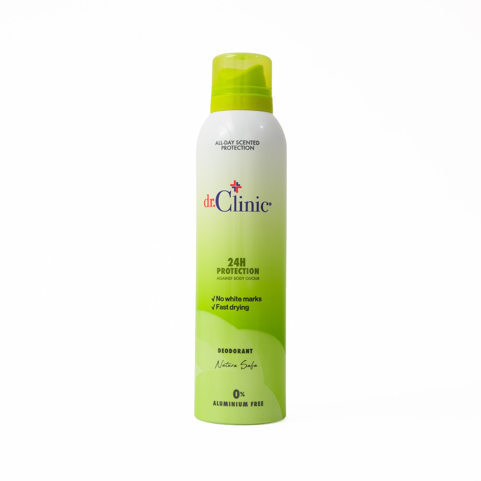 DR. CLINIC 24H PROTECTION DEODORANT NATURA SAFA دكتور كلينك رذاذ مانع للتعرق